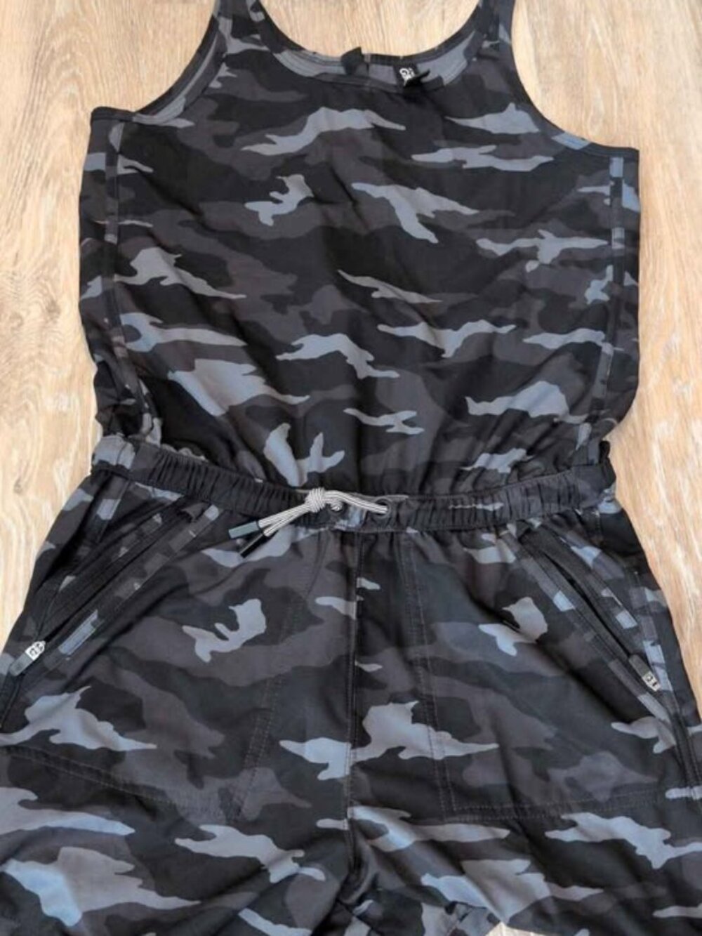 Athleta Girl Camo Romper XXL/16